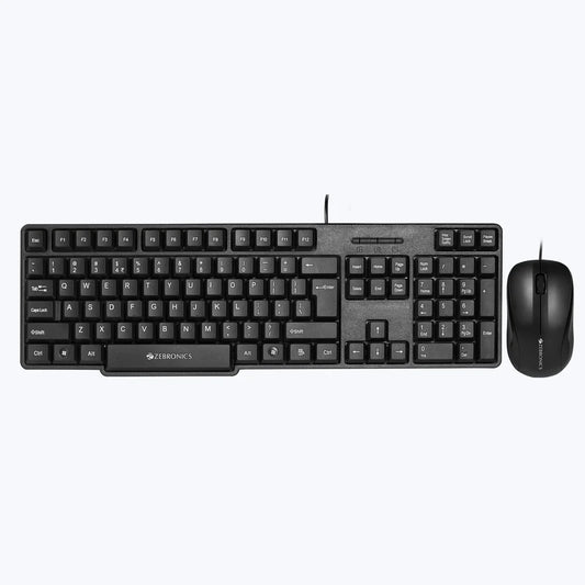 ZEBRONICS Judwaa 850 1200DPI Wired Keyboard and Mouse Combo ( Black )