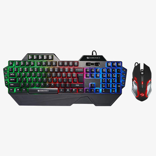 ZEBRONICS ZEB KMC2 Optimus USB Multimedia Keyboard and Mouse Combo ( Black )