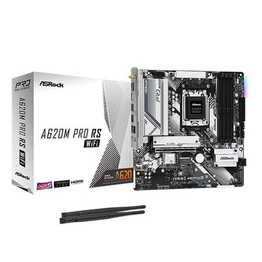 ASROCK A620M Pro RS Wifi DDR5 AMD Motherboard