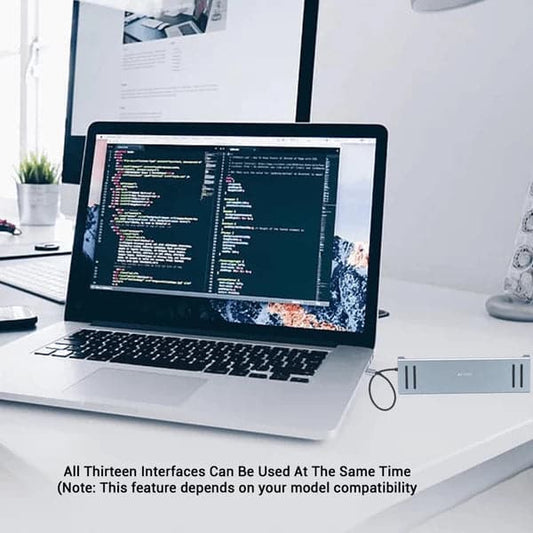 ANT ESPORTS AEC1310 13-In-1 USB Type C Docking Station With HDMI And VGA Port