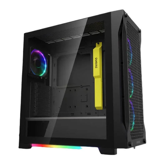 GAMDIAS Athena P1 ARGB ATX Mid Tower Cabinet (Black)