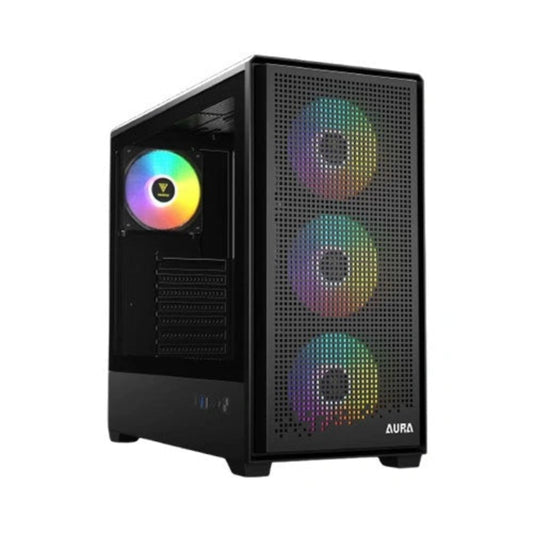 GAMDIAS Aura GC105 ARGB ATX Mid Tower Cabinet ( Black )