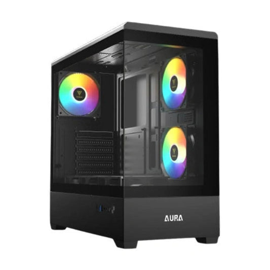 GAMDIAS Aura GC106 ARGB ATX Mid Tower Cabinet ( Black )