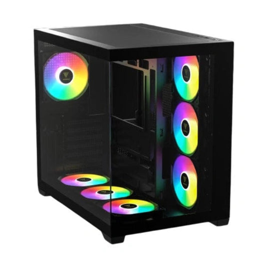 GAMDIAS Aura GC107 Elite ARGB ATX Mid Tower Cabinet ( Black )