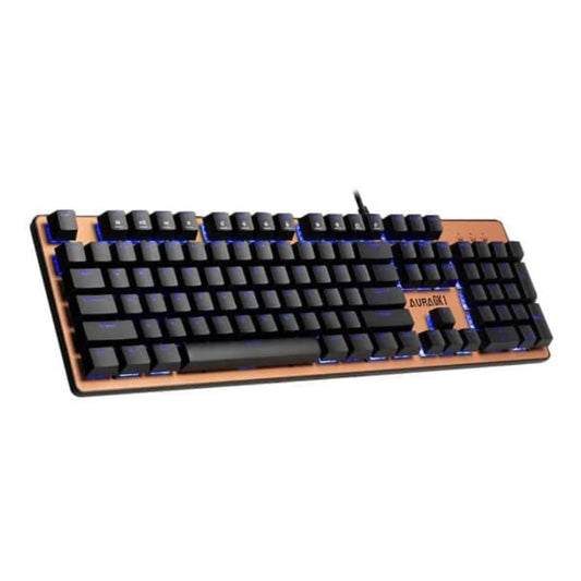 GAMDIAS AURA GK1 Full Size Mechanical Wired Gaming Keyboard ( Bronze ) ( Red Tactile Switch ) ( AURA-GK1-BRONZE )