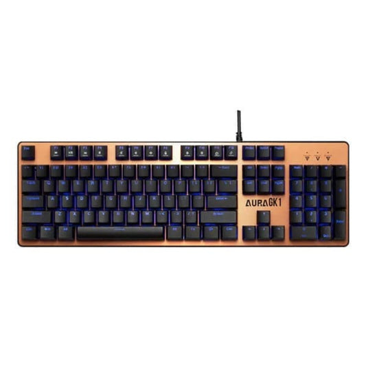 GAMDIAS AURA GK1 Full Size Mechanical Wired Gaming Keyboard ( Bronze ) ( Red Tactile Switch ) (  AURA-GK1-BRONZE )