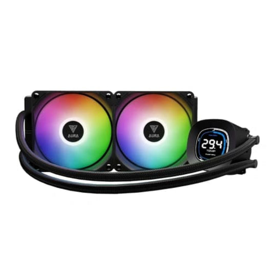 GAMDIAS Aura GL240 Digital ARGB 240mm CPU Liquid Cooler ( Black )