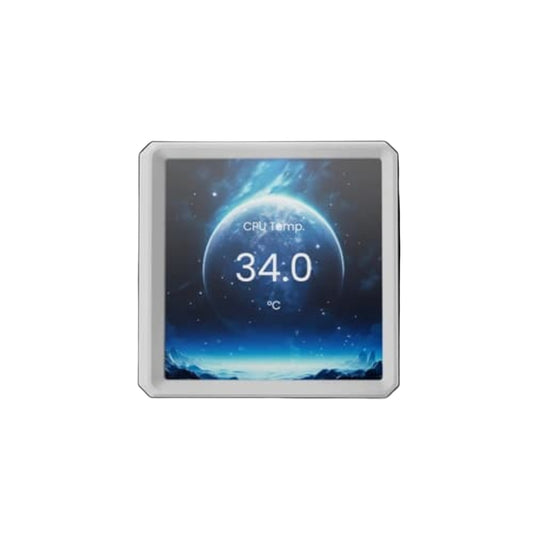 GAMDIAS Aura GL360 ARGB 360mm CPU Liquid Cooler (White) ( With LCD Display )