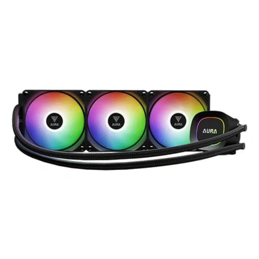 GAMDIAS Aura GL360 Lite ARGB 360mm CPU Liquid Cooler ( Black )