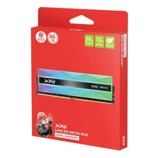 ADATA XPG Lancer Neon RGB 32GB ( 16GB x 2 ) 6000MHz DDR5 RAM