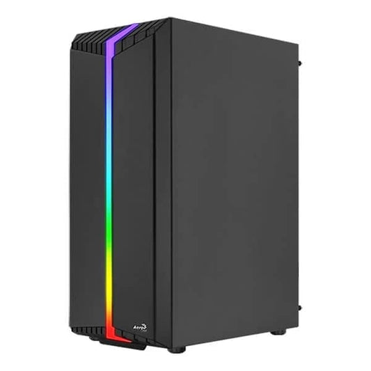 AEROCOOL Bionic RGB ATX Mid Tower Cabinet (Black)