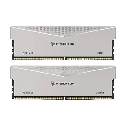 Acer Predator Pallas II 64GB (32GBx2) DDR5 6000MHz Desktop Ram (Silver)