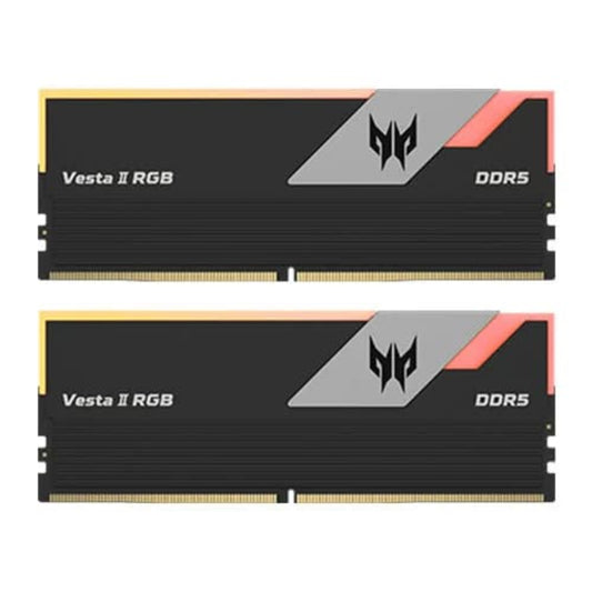 ACER Predator Vesta II RGB 32GB ( 16GB x 2 ) 6000MHz DDR5 RAM ( Black )