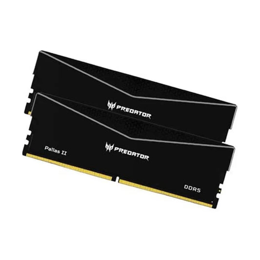 ACER Predator Pallas II Series 64GB (32GBx2) DDR5 6000MHz Desktop Ram (Black)
