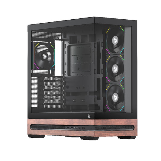 TAG Gamerz Stellar Prime ARGB EATX Mid Tower Cabinet (Black)
