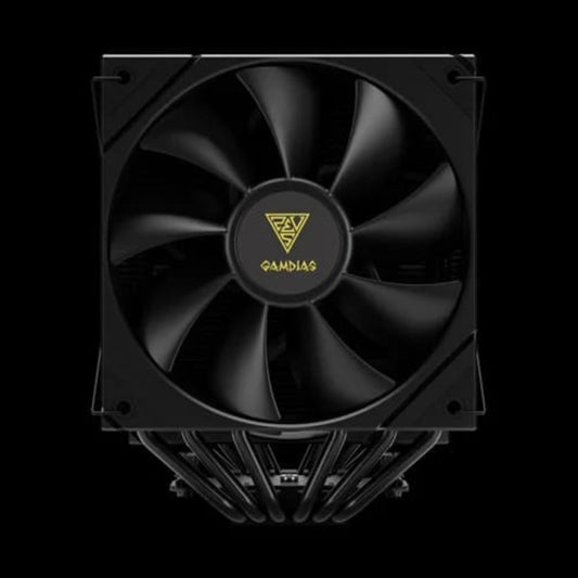 GAMDIAS Boreas P2-62D 120mm Dual Tower CPU Air Cooler ( Black ) ( With LCD Display )