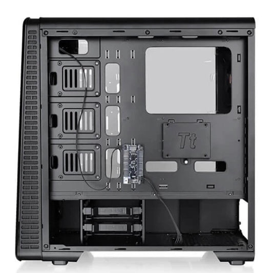 THERMALTAKE View 28 RGB Riing Edition ATX Mid Tower Cabinet (Black)