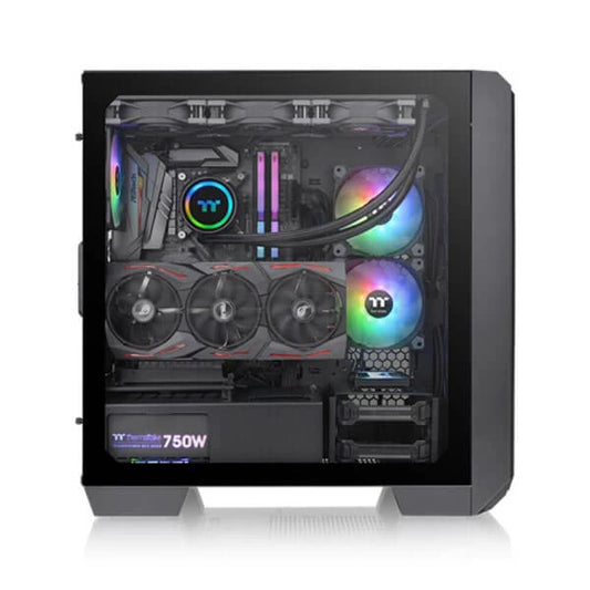 THERMALTAKE View 300 MX ARGB EATX Mid Tower Cabinet (Black)