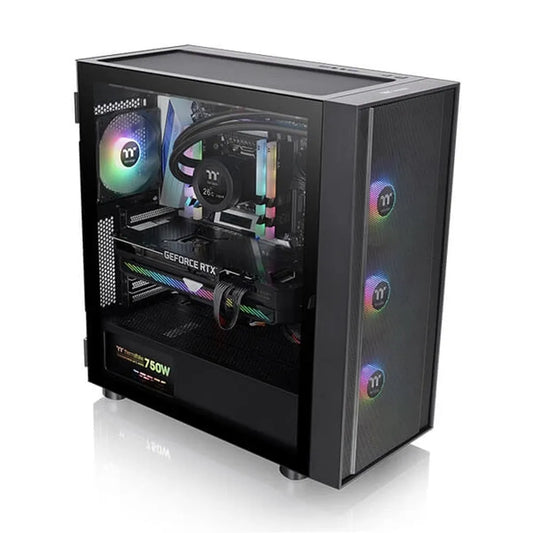 THERMALTAKE H570 ARGB EATX Mid Tower Cabinet (Black)