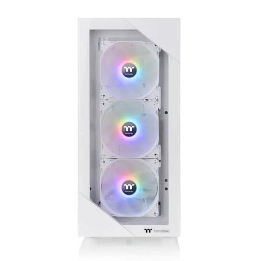 THERMALTAKE View 200 ARGB ATX Snow Mid Tower Cabinet (White)