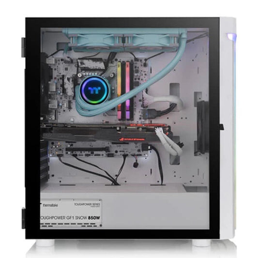 THERMALTAKE H590 Snow ARGB EATX Mid Tower Cabinet (White)