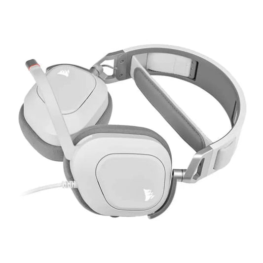 CORSAIR HS80 RGB USB 7.1 Surround Gaming Headphones With Mic ( White ) ( PC )