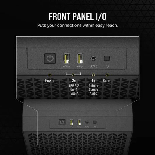 CORSAIR 3000D SI Edition ATX Mid Tower Cabinet (Black) Without Fans
