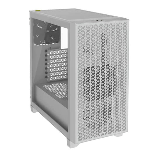 CORSAIR 3000D SI Edition ATX Mid Tower Cabinet (White) Without Fans