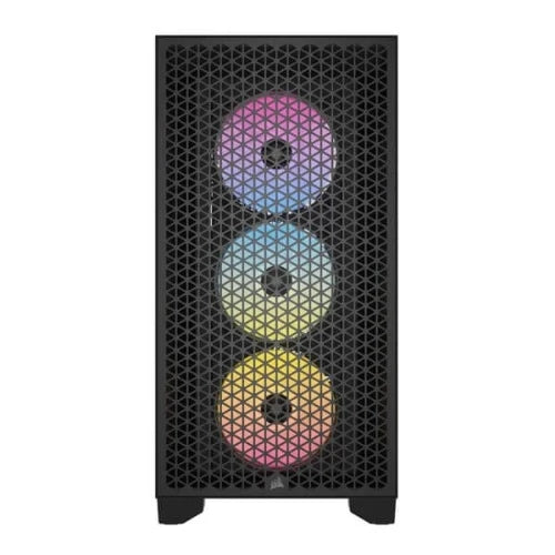 CORSAIR 3000D RGB Airflow ATX Mid Tower Cabinet (Black)