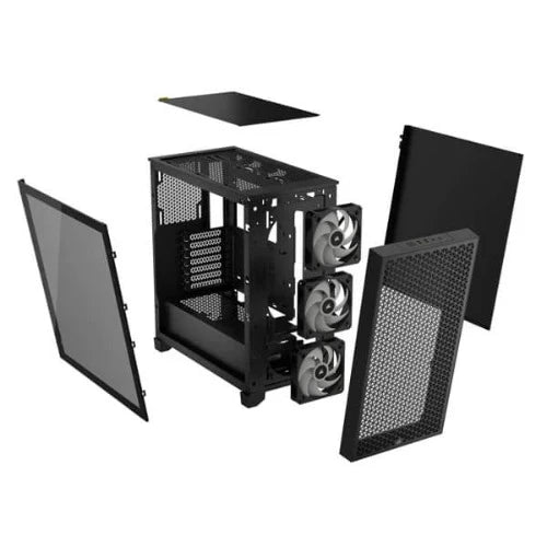 CORSAIR 3000D RGB Airflow ATX Mid Tower Cabinet (Black)