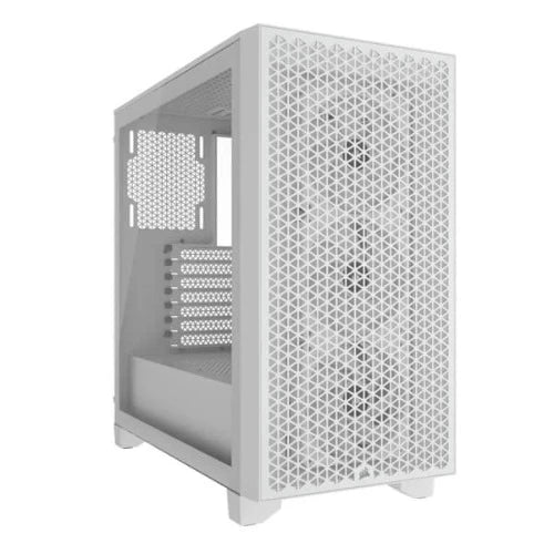 CORSAIR 3000D RGB Airflow ATX Mid Tower Cabinet (White)