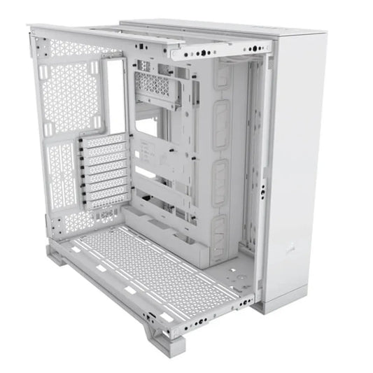 CORSAIR 6500D Airflow EATX Mid Tower Dual Chamber Cabinet (White)