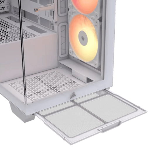CORSAIR 3500X RS-R ARGB EATX Mid Tower Cabinet ( White )