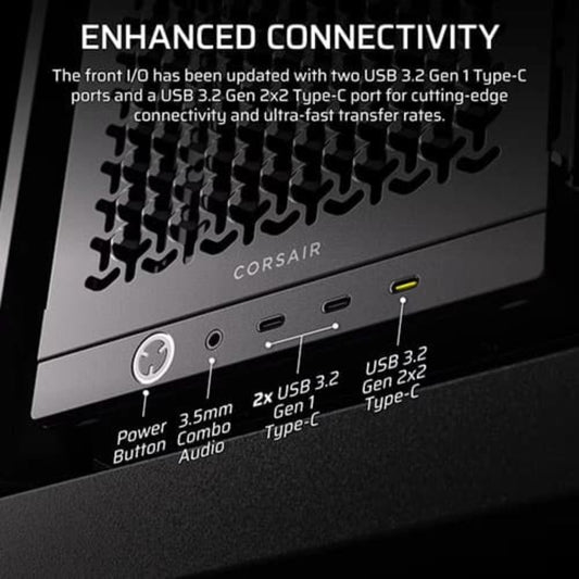 CORSAIR Frame 4000D LCD RS ARGB Premium EATX Mid Tower Cabinet