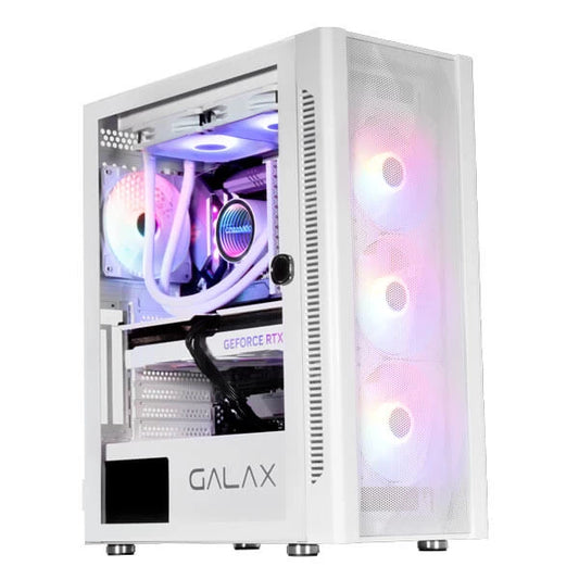 GALAX Revolution-06 Mesh RGB ATX Mid Tower Cabinet (White)