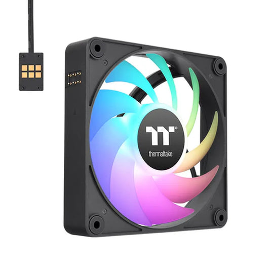 THERMALTAKE CT140 EX ARGB Cabinet Fan ( BLack ) ( Triple Pack )
