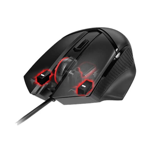MSI Clutch GM20 Elite Wired Ergonomic Gaming Mouse ( CLUTCH-GM20-ELITE ) ( 6400DPI / 6 Macro Button ) ( Black )