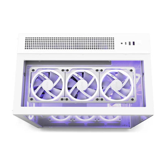 NZXT H9 Elite ATX Mid Tower Cabinet ( White )