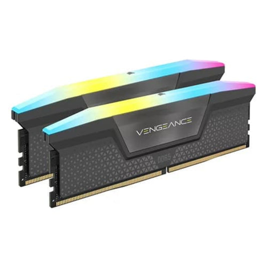 CORSAIR Vengeance RGB 32GB ( 16GB x 2 ) 6000MHz DDR5 RAM ( Grey ) ( CL30 )
