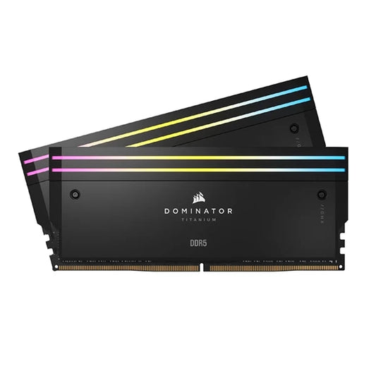 CORSAIR Dominator Titanium RGB 64GB ( 32GB x 2 ) 6000MHz DDR5 RAM (Black)