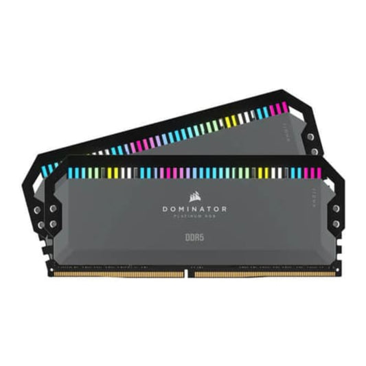 CORSAIR Dominator Platinum RGB 32GB ( 16GBx2 ) 5200MHz DDR5 RAM ( Grey ) ( CL40 )