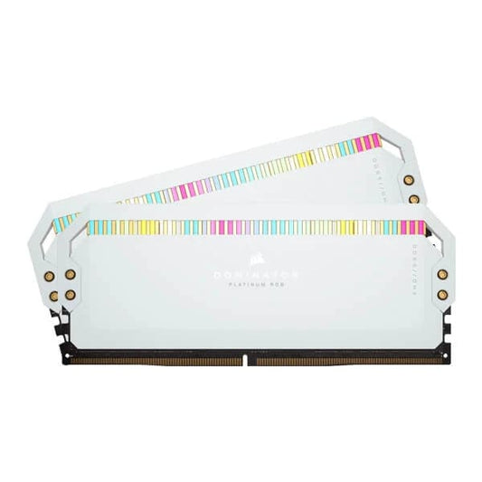 CORSAIR Dominator Platinum RGB 32GB ( 16GBx2 ) 5600MHz DDR5 RAM ( White )