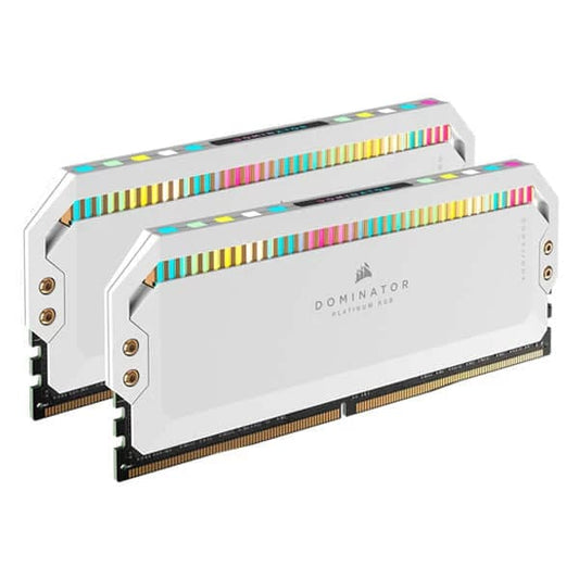 CORSAIR Dominator Platinum RGB 32GB ( 16GBx2 ) 5600MHz DDR5 RAM ( White )