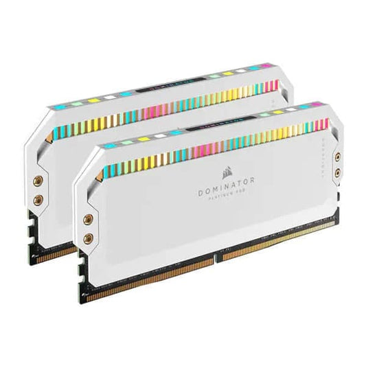 CORSAIR Dominator Platinum RGB 64GB ( 32GBx2 ) 5600MHz DDR5 RAM ( White )
