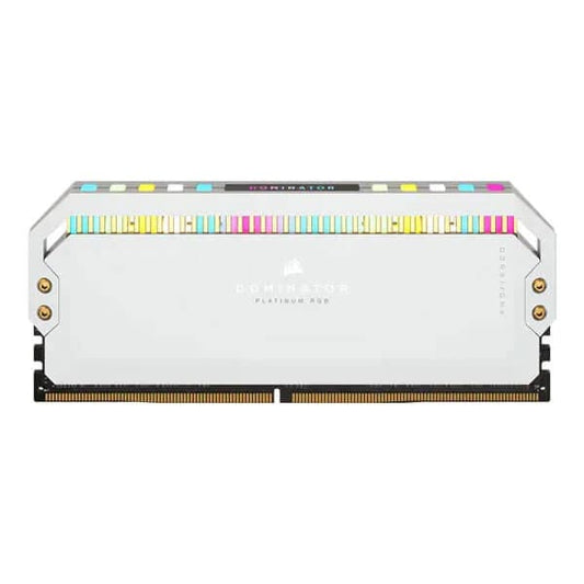 CORSAIR Dominator Platinum RGB 64GB ( 32GBx2 ) 5600MHz DDR5 RAM ( White )