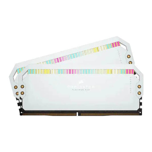 CORSAIR Dominator Platinum RGB 64GB ( 32GBx2 ) 5600MHz DDR5 RAM ( White )