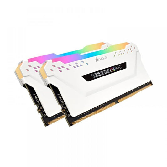 CORSAIR Vengeance RGB Pro 16GB ( 8GBX2 ) 3600MHZ DDR4 RAM ( White )