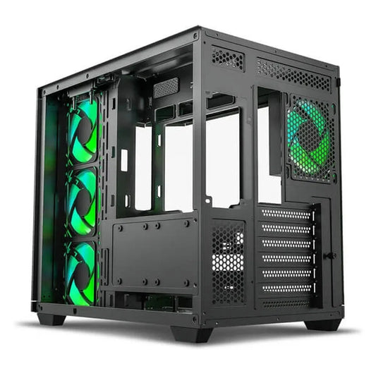 ANT ESPORTS Crystal X11 ARGB ATX Mid Tower Cabinet (Green)
