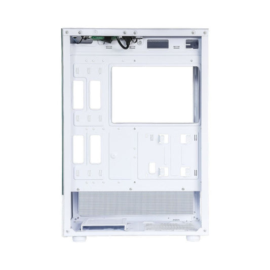 ANT ESPORTS Crystal X2 ARGB ATX Mid Tower Cabinet (White)