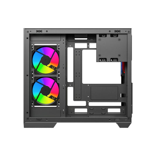 ANT ESPORTS Crystal X4 ARGB ATX Cabinet (Black)
